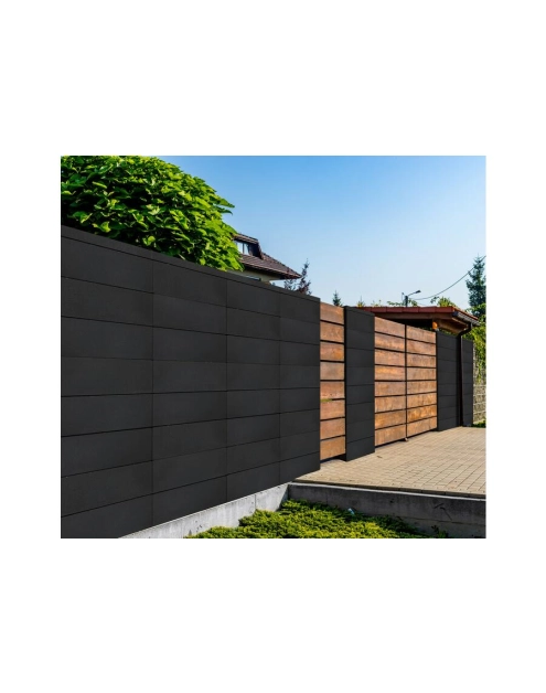 Zdjęcie: System ogrodzeniowy Murro pustak 20x20x50,4 cm grafitowy POLBRUK