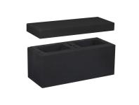 Zdjęcie: System ogrodzeniowy Murro pustak 20x20x50,4 cm grafitowy POLBRUK