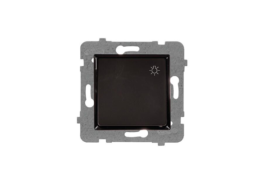 Zdjęcie: Łącznik jednobiegunowy Rosa przycisk światło bez ramki POLMARK