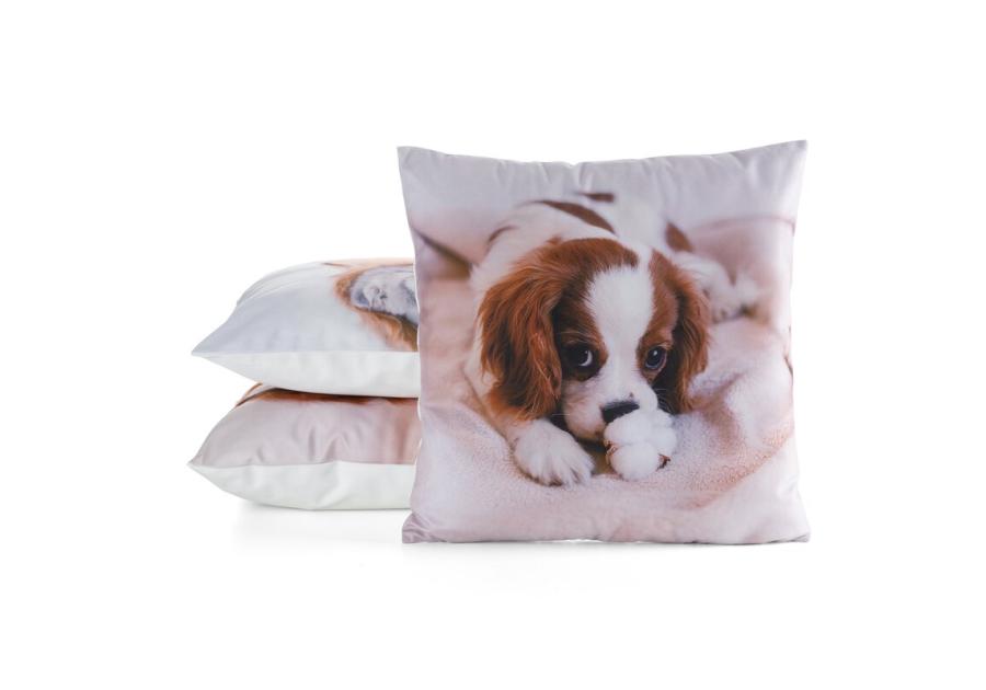 Zdjęcie: Poszewka Animal 78 biała 45 x 45 cm Mink EUROFIRANY