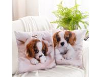 Zdjęcie: Poszewka Animal 78 biała 45 x 45 cm Mink EUROFIRANY