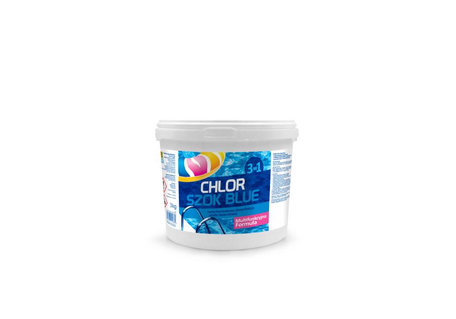 Zdjęcie: Chlor szok blue multifunkcyjny 3kg GAMIX