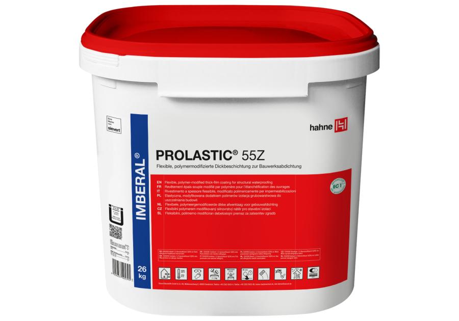 Zdjęcie: Powłoka polimerowo-mineralna duwskładnikowa Prolastic 55Z 26 kg HAHNE