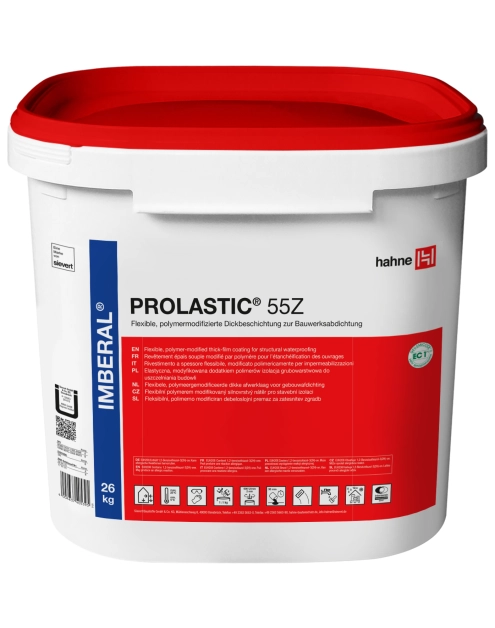 Zdjęcie: Powłoka polimerowo-mineralna duwskładnikowa Prolastic 55Z 26 kg HAHNE