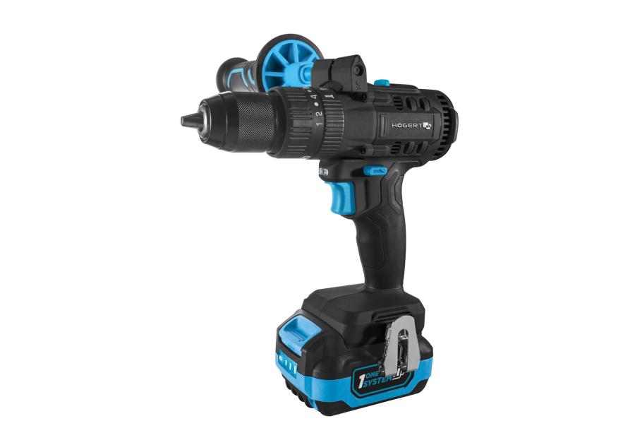 Zdjęcie: Wiertarko-wkrętarka udarowa bezszczotkowa 80 Nm HOGERT TECHNIK