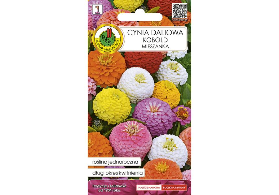 Zdjęcie: Cynia Kobold mieszana 0,5 g PNOS