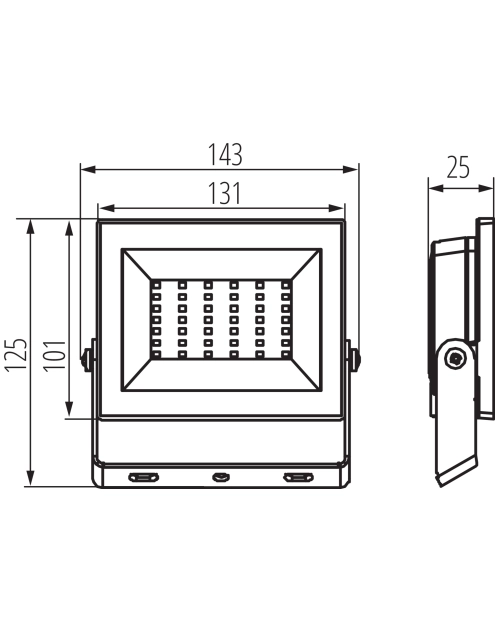 Zdjęcie: Naświetlacz LED Grun NV LED-30-B MILEDO
