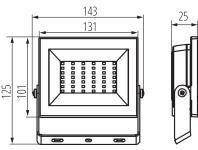 Zdjęcie: Naświetlacz LED Grun NV LED-30-B MILEDO