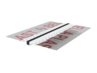 Zdjęcie: Listwa do boniowania PVC z siatką BP11 H1S L300 biała BELLA PLAST