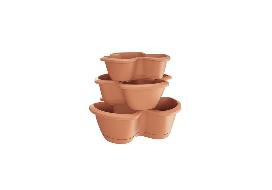 Zdjęcie: Doniczka Respana Trio terakota 47x40 cm PROSPERPLAST