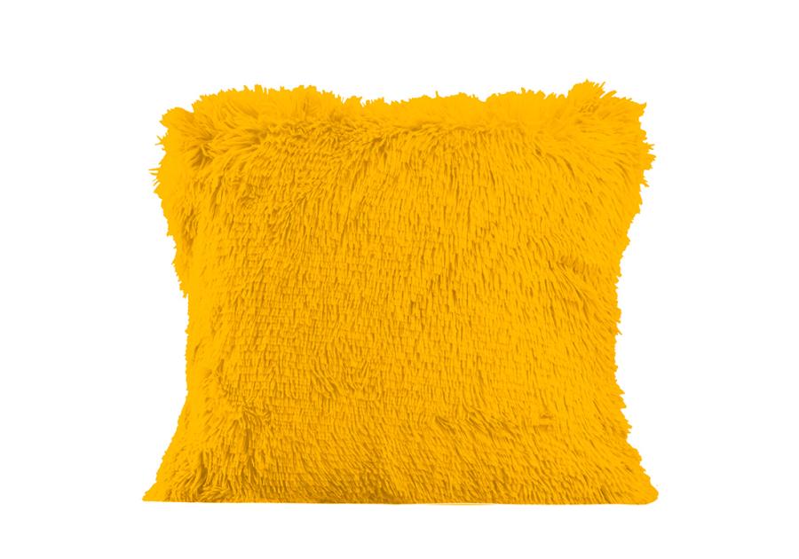 Zdjęcie: Poszewka dekoracyjna Futrzak 40x40 cm żółta MISS LUCY