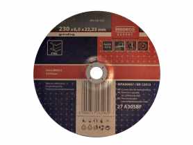 Ściernica do szlifowania metalu 230x6,0x22,23 mm wypukle 10 szt. RAWLPLUG