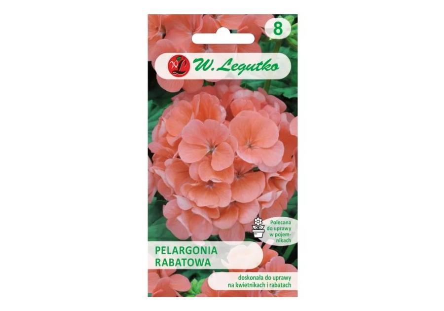 Zdjęcie: Pelargonia rabatowa Gama F1 łososiowa 0,05 g W.LEGUTKO