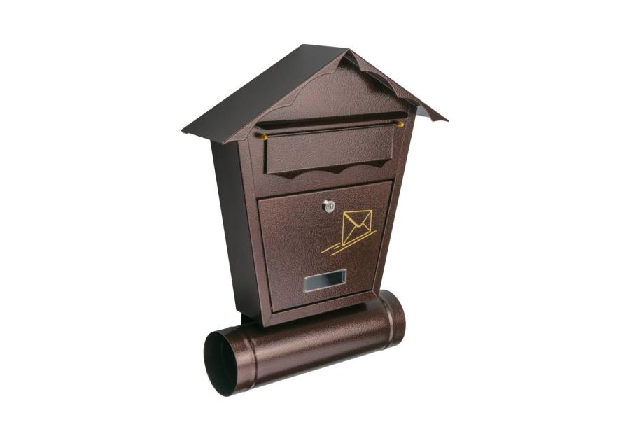Zdjęcie: Skrzynka na listy SD2T domek z tubą antyk miedź METRO