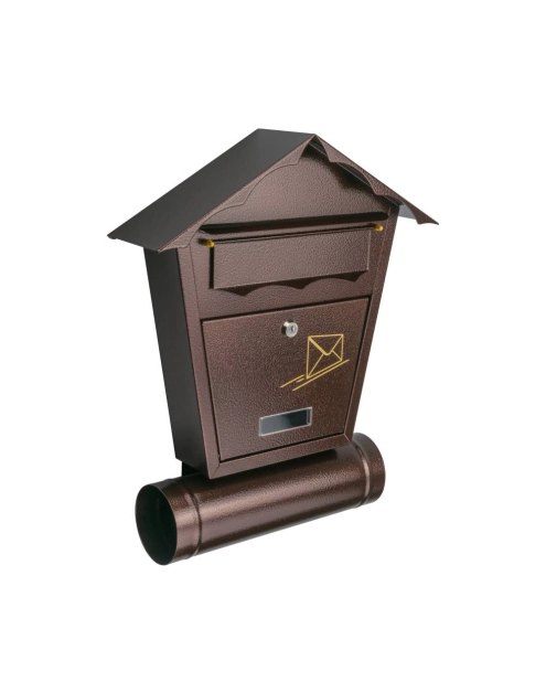 Zdjęcie: Skrzynka na listy SD2T domek z tubą antyk miedź METRO