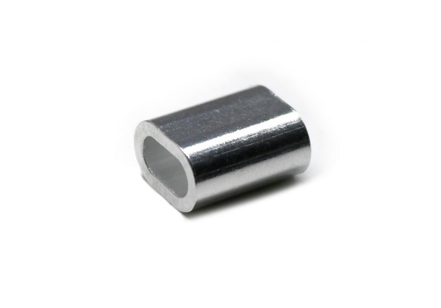 Zdjęcie: Tuleja aluminiowa do zaklepywania linek 3 mm, 6 sztuk KOELNER