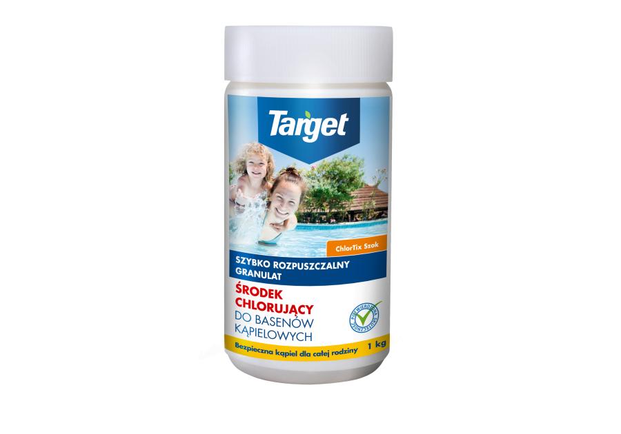 Zdjęcie: Środek zwalczający bakterie i dezynfekujący wodę basenową Chlortix szok 1 kg TARGET