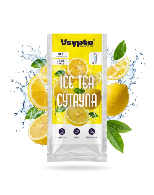 Zdjęcie: Napój w proszku do wody o smaku ice tea cytryna 9 g VSYPTO