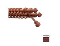 Zdjęcie: Karnisz podwójny Hermes  150 cm mahoń KARWEL