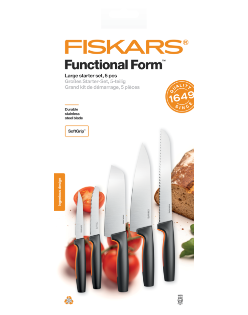 Zdjęcie: Zestaw 5 noży Functional Farm FISKARS