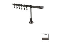 Zdjęcie: Karnisz pojedynczy Victoria fi 19 mm - 240 cm tytan taza KARWEL