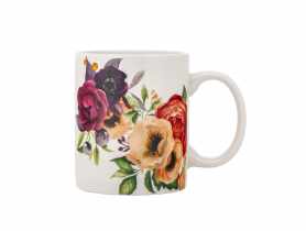 Kubek prosty Babcia ukochana 350 ml z talią kart do gry 54 szt. ALTOM DESIGN