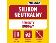 Zdjęcie: Silikon neutralny 280 ml bezbarwny SOUDAL