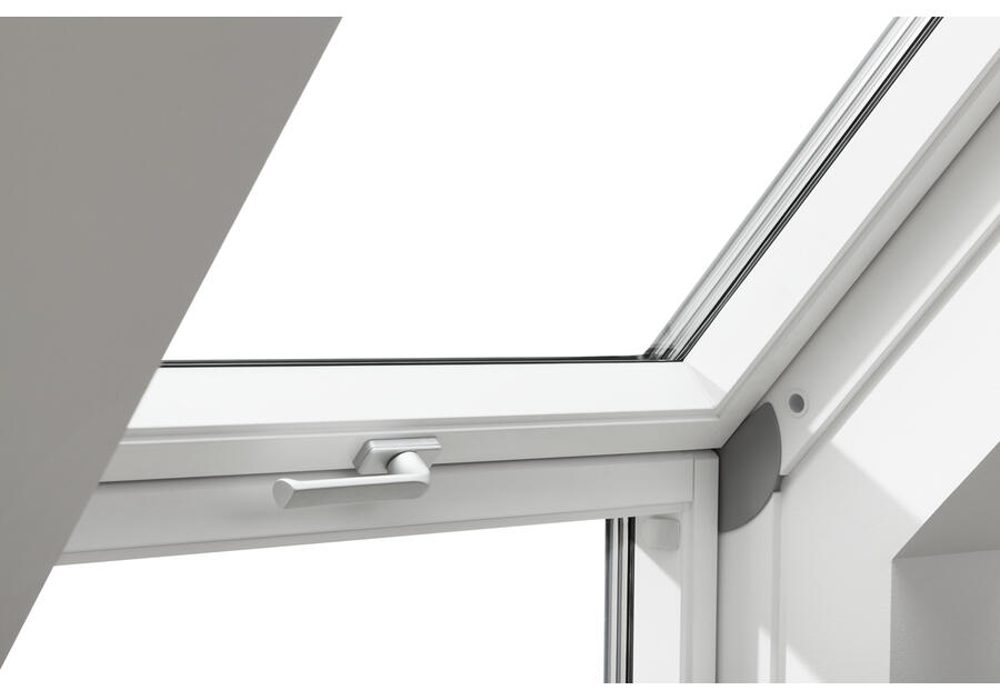 Zdjęcie: Okno dachowe balkonowe VEC M35 2065 dolna część malowane na biało VELUX