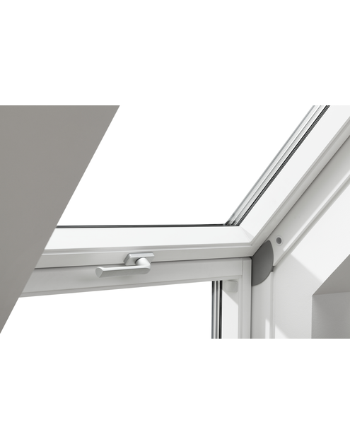 Zdjęcie: Okno dachowe balkonowe VEC M35 2065 dolna część malowane na biało VELUX