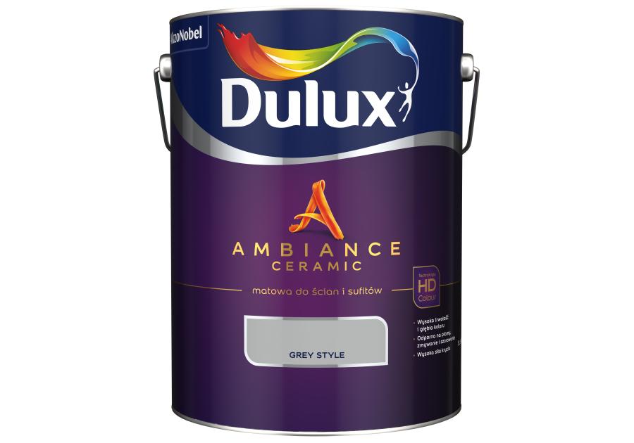 Zdjęcie: Farba ceramiczna Ambiance Grey Style 5 L DULUX