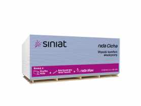 Płyta g-k 12,5x1200x2000 mm Nida Cicha SINIAT