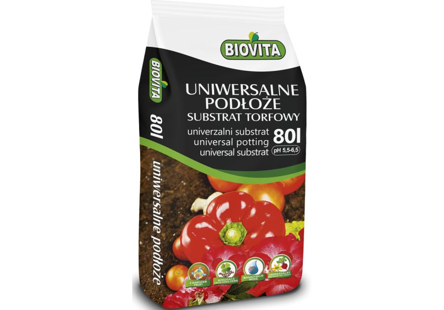 Zdjęcie: Uniwersalne podłoże substrat torfowy 80 L BIOVITA
