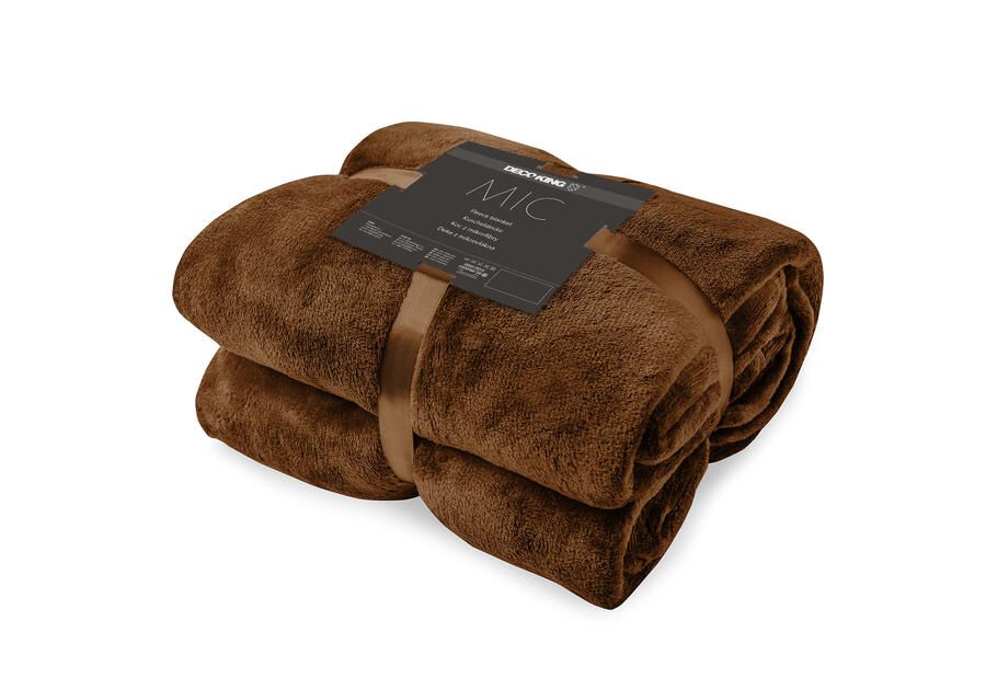 Zdjęcie: Koc Mic brown 220x240 cm DECOKING