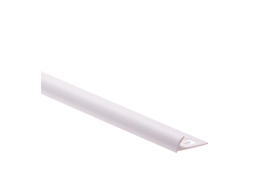 Zdjęcie: Profil do glazury zewnętrzny 8 mm -2,5 m biały CEZAR