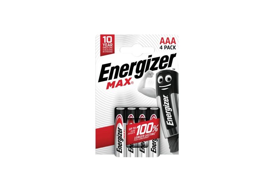 Zdjęcie: Baterie alkaliczne MAX AAA/E92 4 szt. ENERGIZER