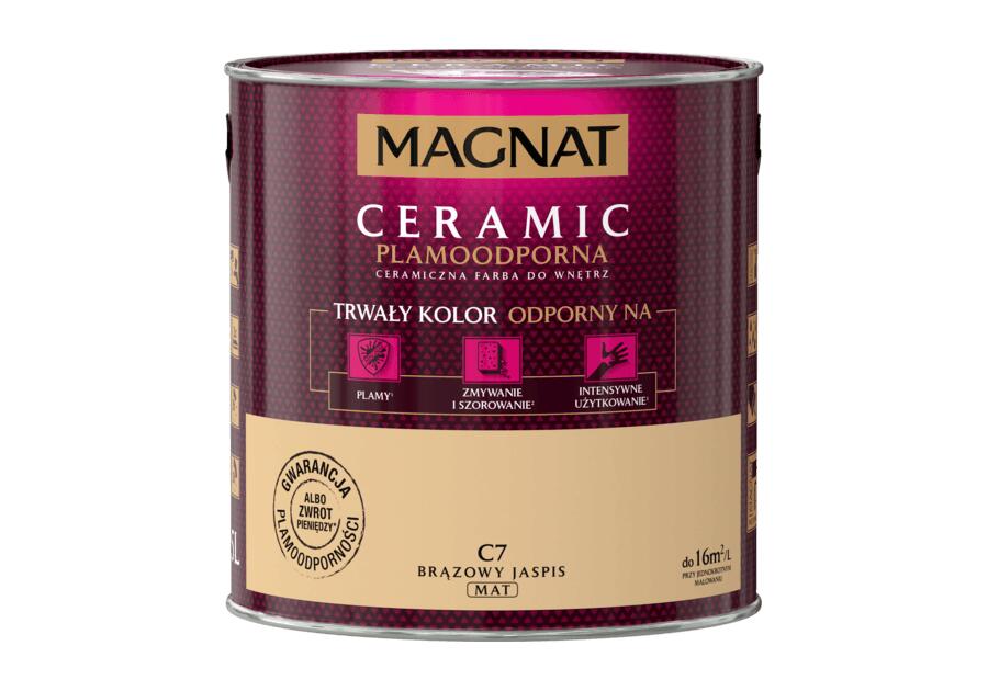 Zdjęcie: Farba ceramiczna 2,5 L brązowy jaspis MAGNAT CERAMIC