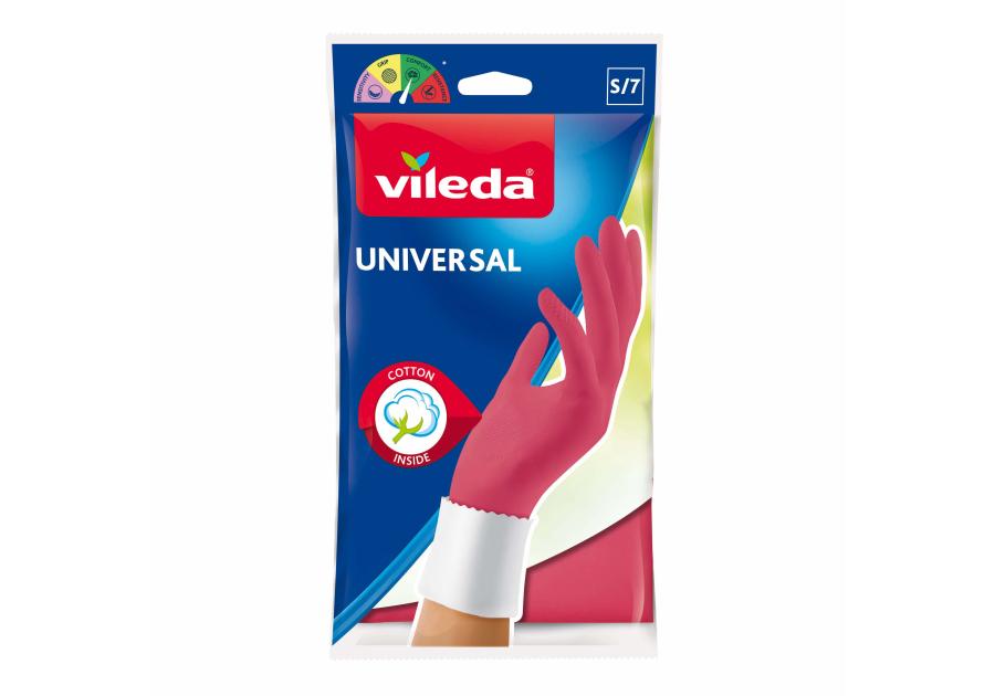Zdjęcie: Rękawice lateksowe Universal S VILEDA