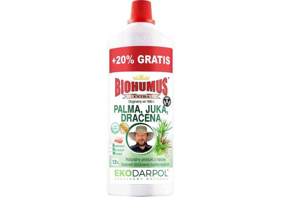 Zdjęcie: Nawóz Biohumus Extra Palma juka dracena 1 L + 20% gratis EKODARPOL