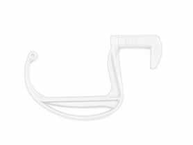 Uchwyt na 5-kę do skrzynki balkonowej, biały LAMELA