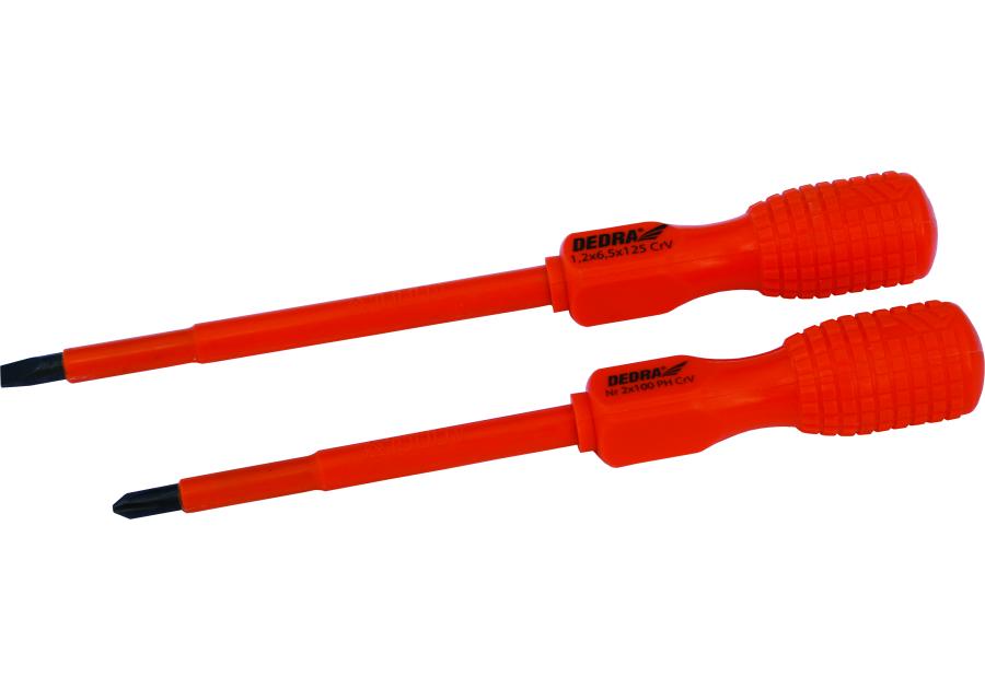 Zdjęcie: Wkrętak elektrotechniczny (-)0,8x4,0 - 100 mm rękojeść B DEDRA