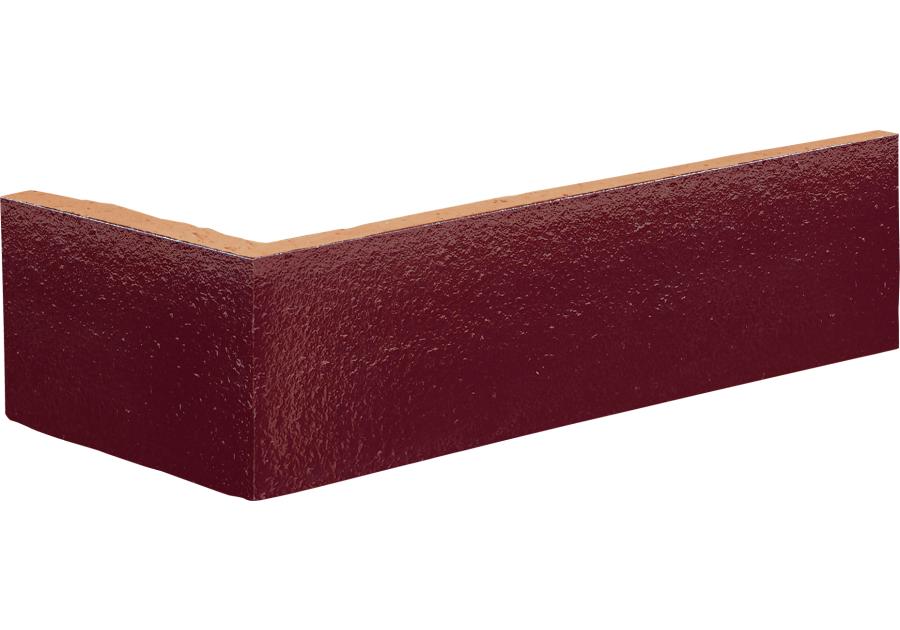 Zdjęcie: Płytka klinkierowa kątowa 120/250x65x10 mm wiśniowy sad gatunek I KING KLINKER