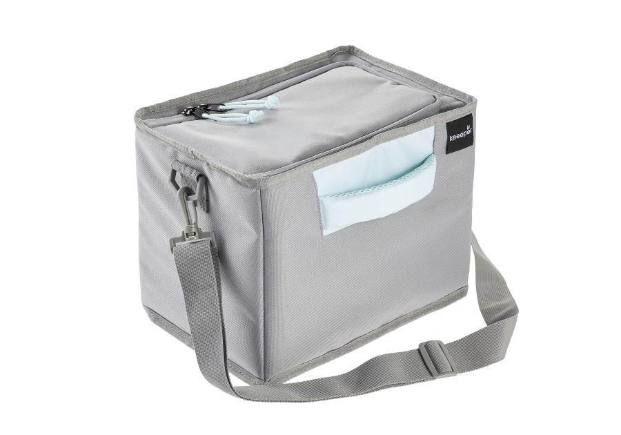 Zdjęcie: Torba termiczna Nea z regulowanym paskiem, składana 13 L aquamarine KEEEPER