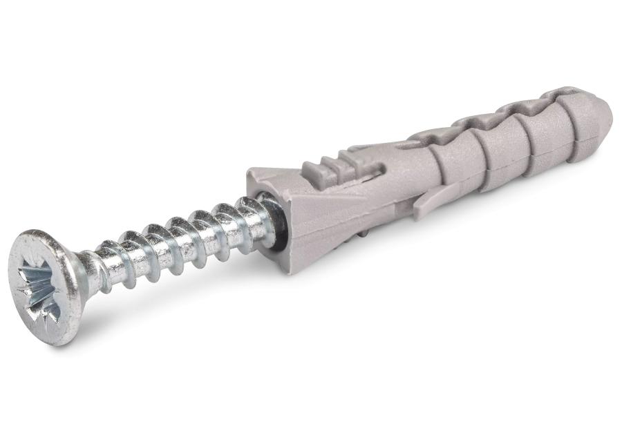 Zdjęcie: Kołek rozporowy FIX 5x25 mm z wkrętem 3,5x30 100 szt. KOELNER