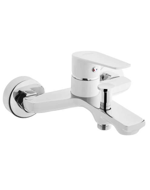 Zdjęcie: Bateria wannowa Dokos biały/chrom INVENA