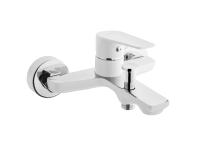 Zdjęcie: Bateria wannowa Dokos biały/chrom INVENA