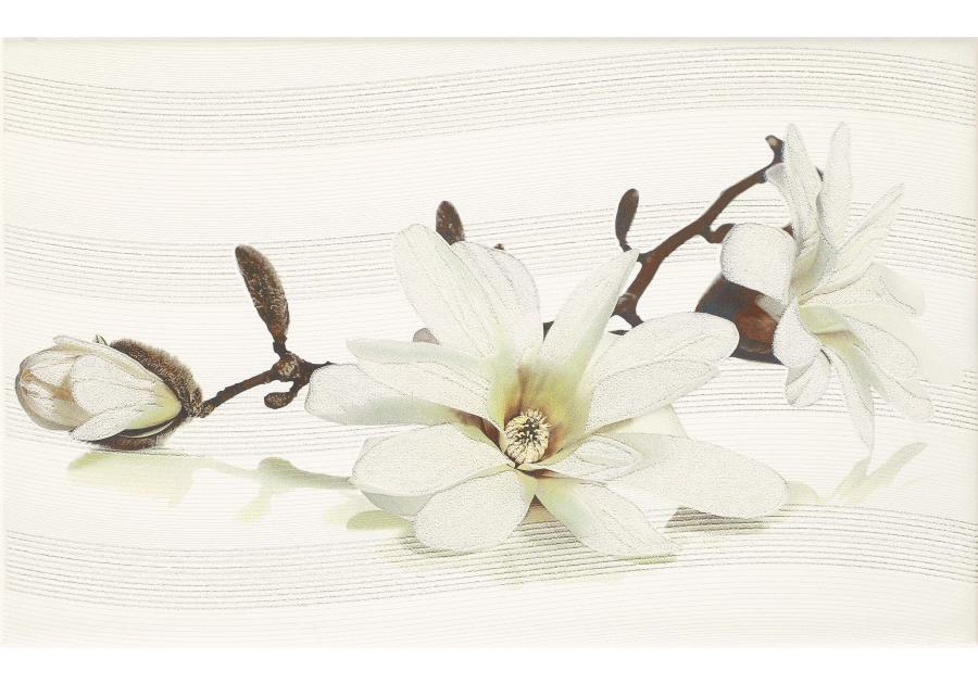 Zdjęcie: Płytka dekor Lira white  flower 25x40 cm CERSANIT