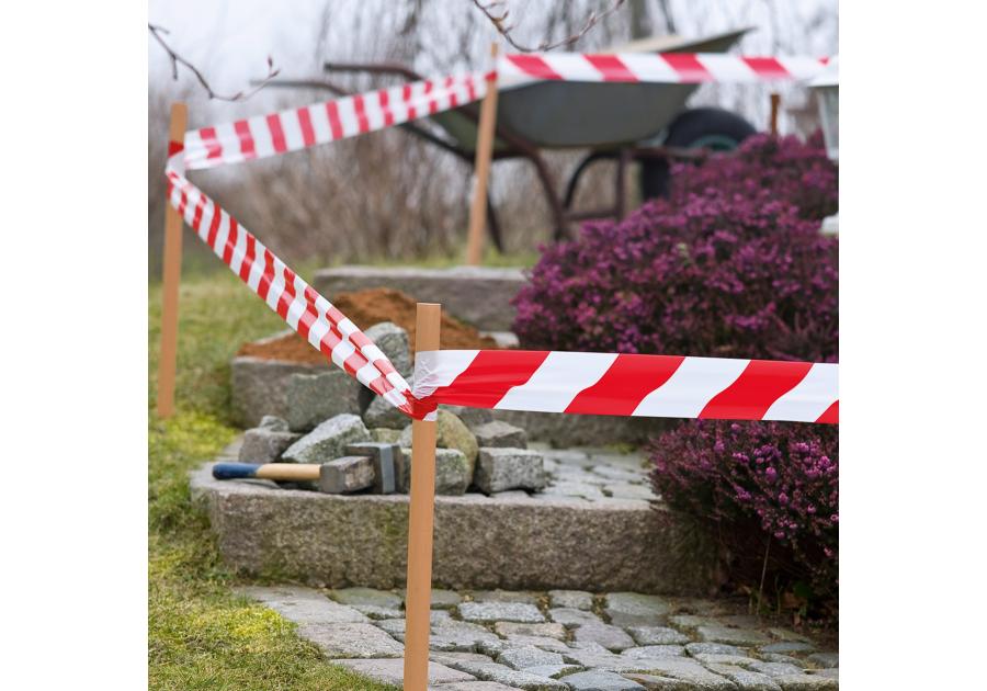 Zdjęcie: Taśma ostrzegawcza bez kleju 100m x 80mm TESA