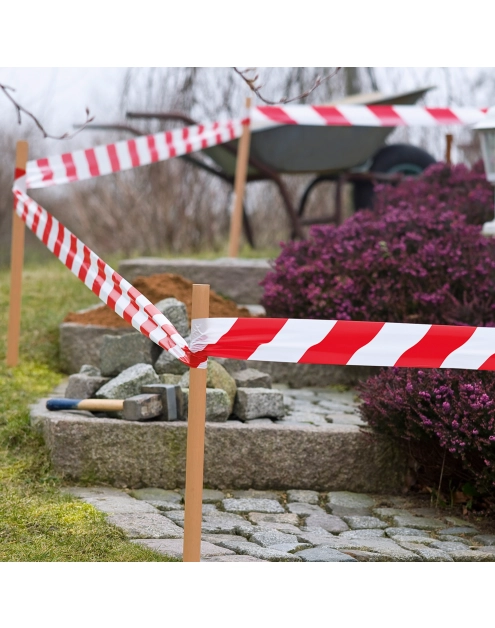 Zdjęcie: Taśma ostrzegawcza bez kleju 100m x 80mm TESA