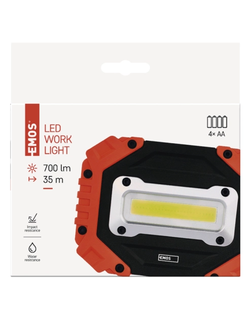 Zdjęcie: Naświetlacz LED Cob, 700 lm, 4xAA EMOS