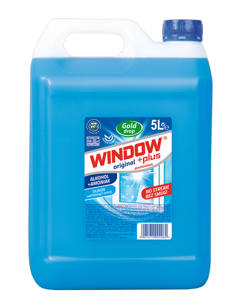 Zdjęcie: Płyn do mycia szyb z amoniakiem 5 L WINDOW PLUS